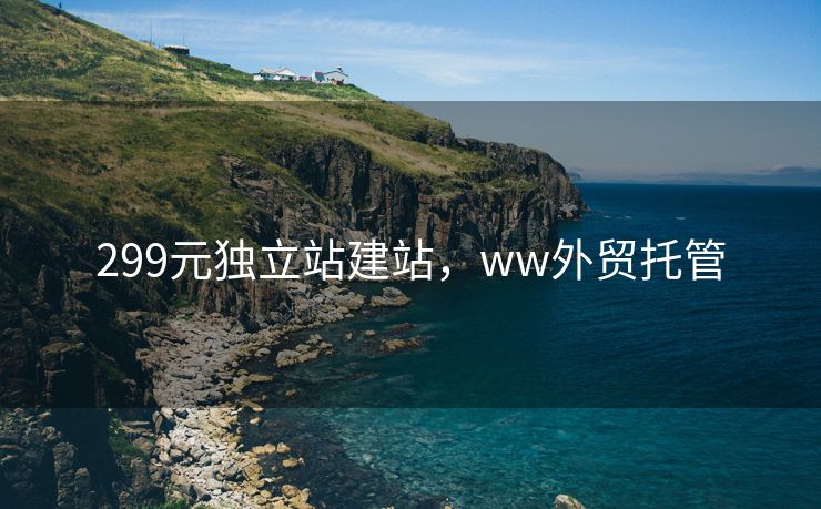 299元独立站建站，ww外贸托管